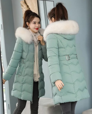 DanceeMangoo Winter Jacket Women Long Loose Winter Coat, 60% OFF