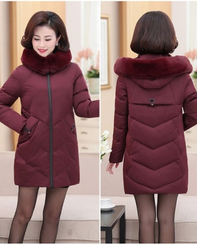 Big Fur Winter Coat Thickened Parka 