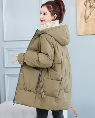 Parkas Hooded Overcoat Casual Long Coat 