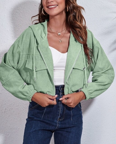 Women Hooded Jacket Autumn Winter 