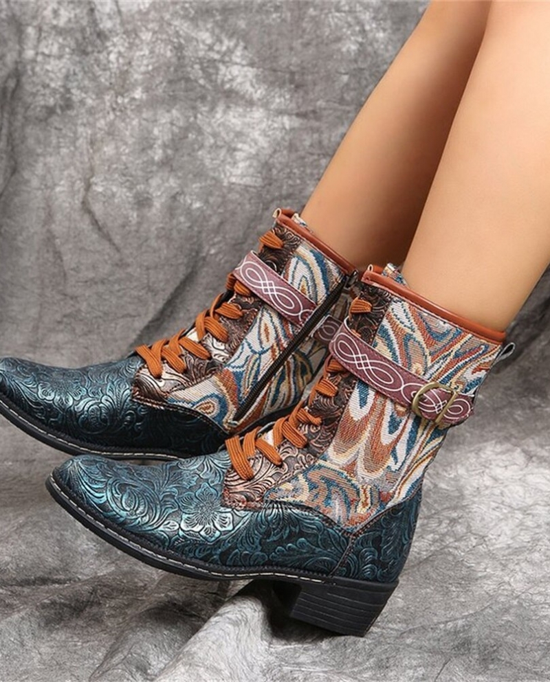 slip on bootie heels