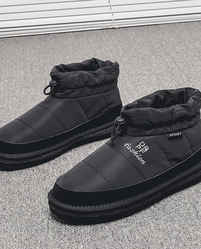 Winter New Men Snow Boots Fashion Ankle 