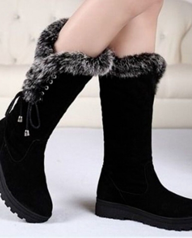 Women's snow boots wedge heel Clearance
