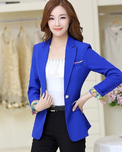 Womens Slim Blazer Office Jacket Formal Suit Coat | Fruugo KR