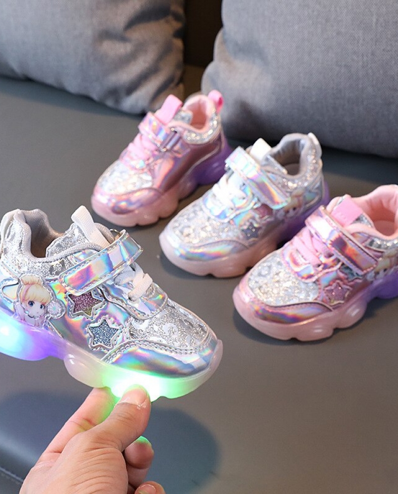 Girl Sneakers with Lights