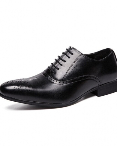 Vintage Leather Oxford Shoes Classic 