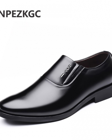 npezkgc נעלי שמלת גברים איטלקיות slipon man shoes pu עור אביב סתיו חתונה גברים אוקספורד נעלי zapatos hombre men