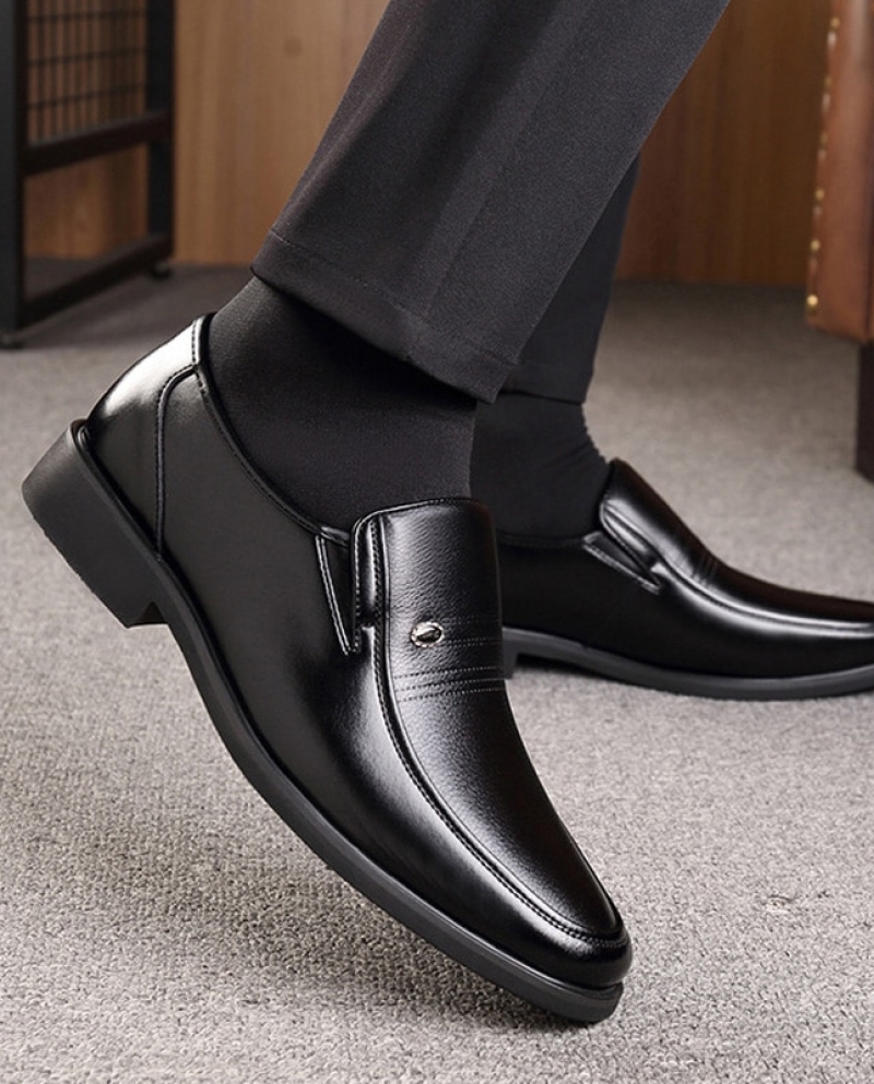 Mens Dress Shoes Fashion Pointed Toe 