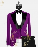 Szmanlizi 2023 Latest Coat Pant Design Black Velvet Jacket Trousers With  Stripe Formal Groom Suits For Wedding Blazer Se Color As Picture size MEU48  Or US38