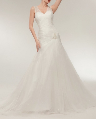 Tulle Gown Ruffles Evening Dress Robe 