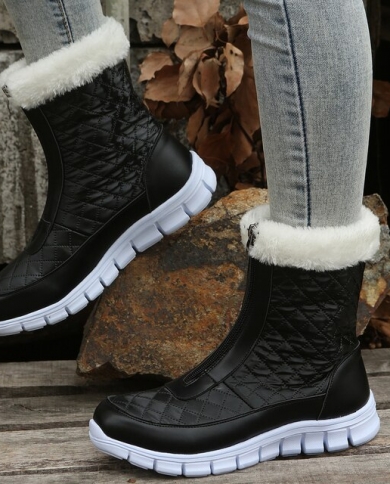 Winter Couple Boots Platform Shoes 