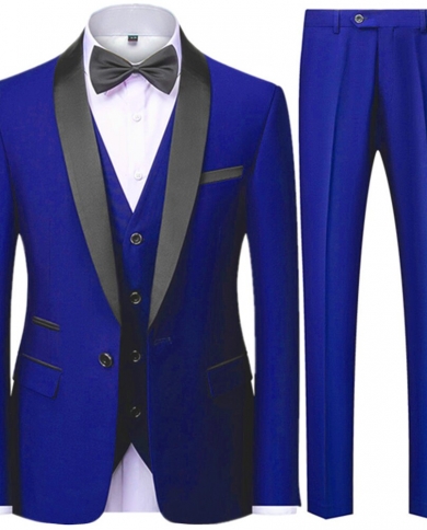 Black Men Autumn Wedding Party Three 