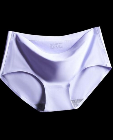 Seamless Blue Tint Brief Underwear for Women