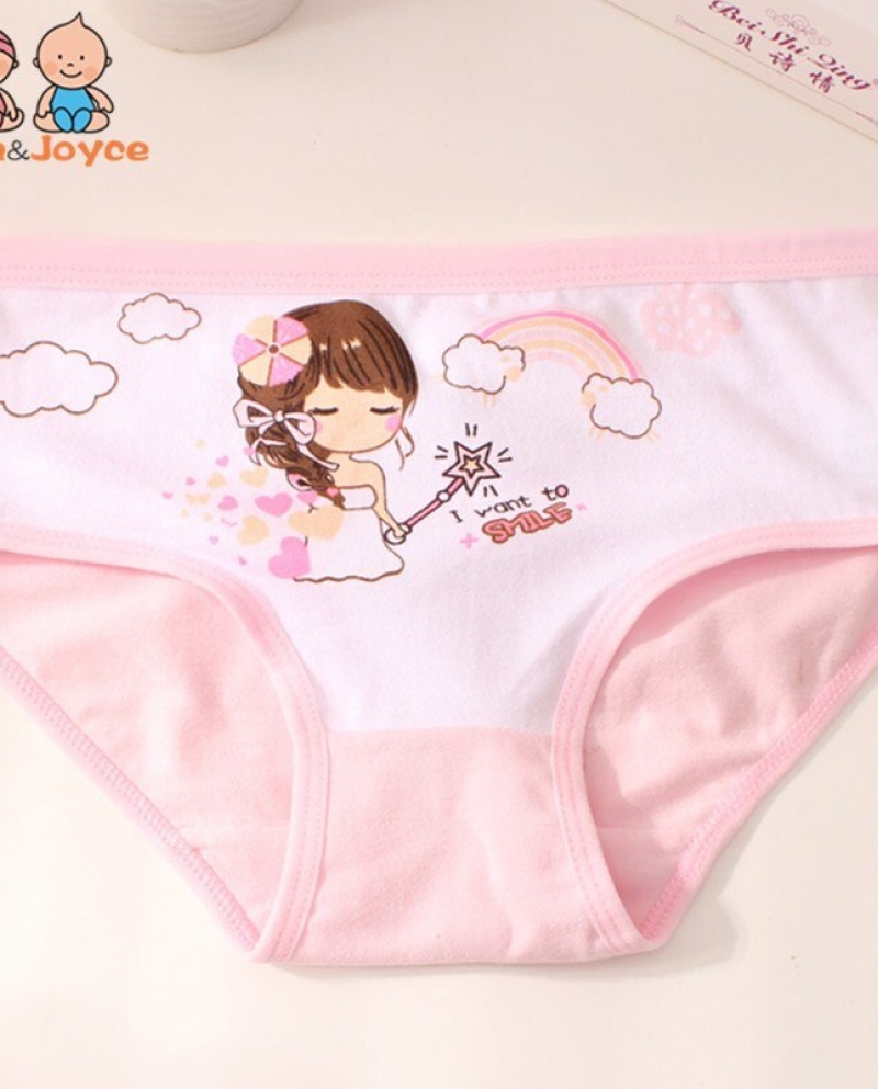  Girls Underwear Shorts Girl Panties 4Pcs/Lot Panty