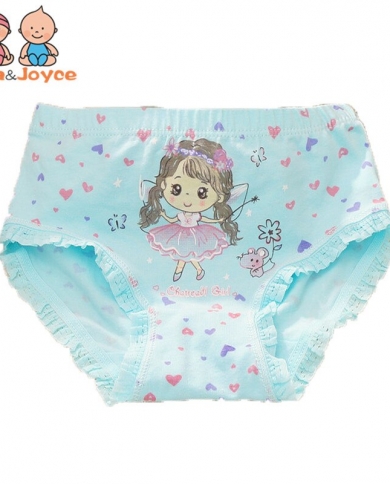 5 Pcs/Lot Cute Cartoon Princess Children Girls Panties Cotton