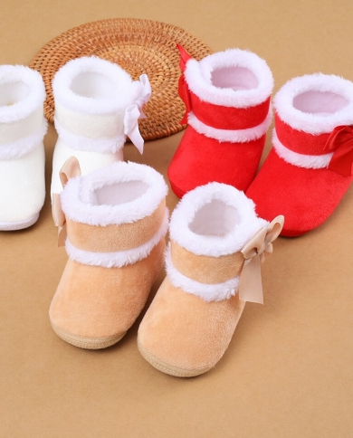 מגפי תינוק שזה עתה נולדו תינוקות בנים מגפי כותנה ראשונים הליכונים לתינוקות נעלי בנות חמות prewalkers נעלי תינוק סוליות רכות