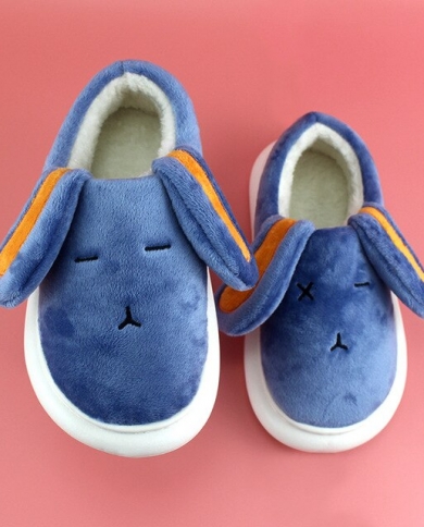 Children's Home Cotton Slippers Rabbit Non-slip Indoor Warm In