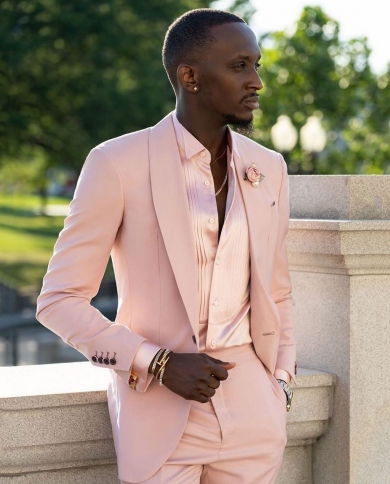Men's Gray Business Formal Slim Tuxedo Professional Wear Best Man 3 Pieces  Wedding Dress Suit … at  Men's Clothing store