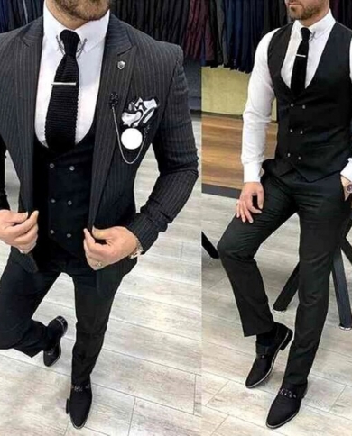 Round sale vest suit