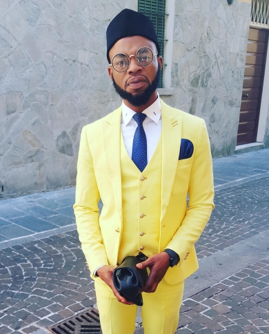 One-Button Wedding Yellow Suits & Blazers for Men for sale | eBay