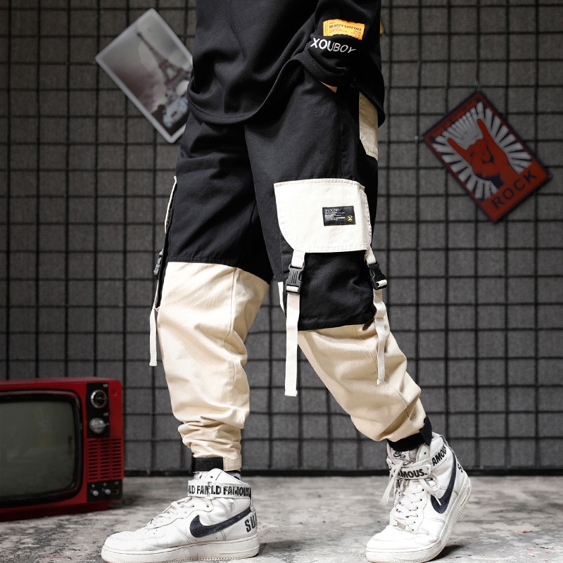 Red black and white clearance cargo pants