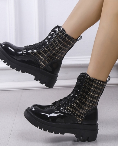 2022 New Women Thicksoled Leather New 