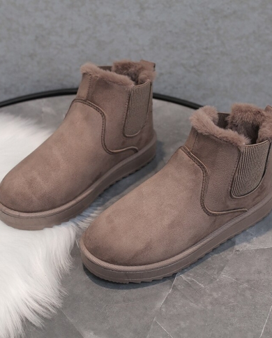 Fashion Snow Boots Women's Winter Thick 