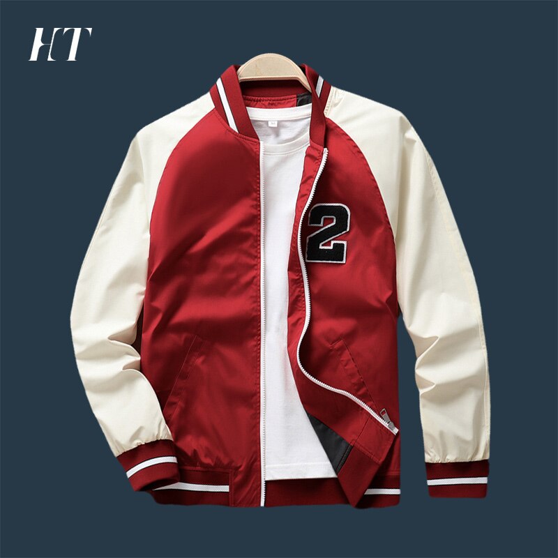 2022 Autumn Spring Baseball Jacket Men 