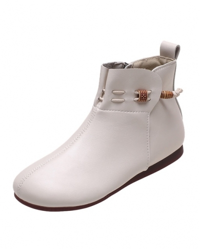 2023 Autumn Winter Genuine Leather Flat 