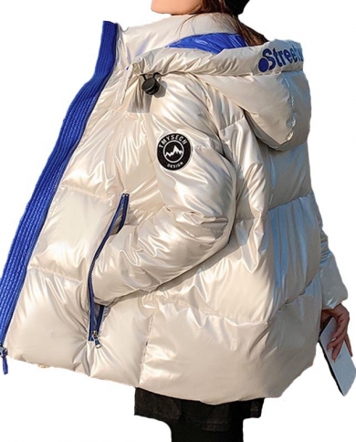 Cotton Jacket Winter Women 2022 Glossy 