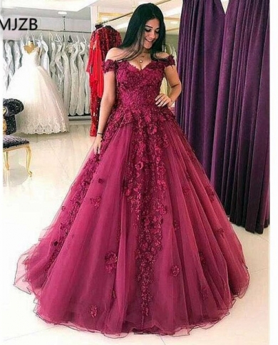 Burgundy color evening gowns sale