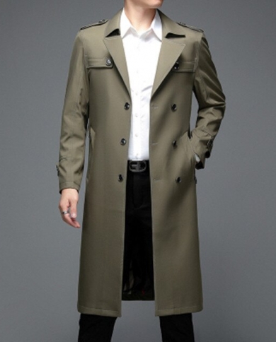 men's business casual trench coat