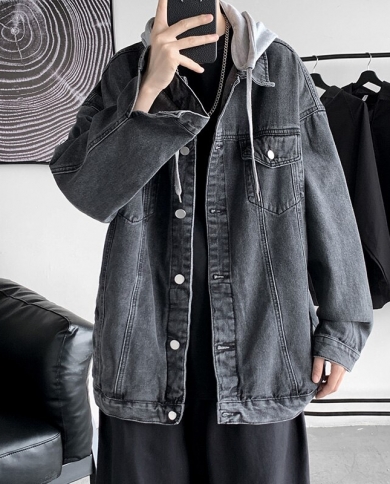 hip hop streetwear jeans jacket casual