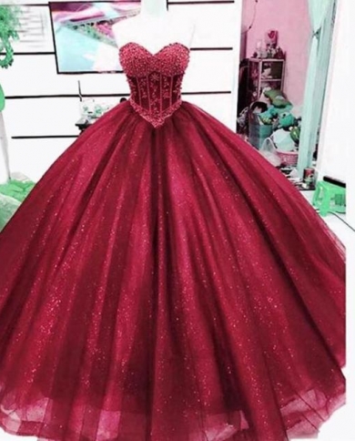 burgundy puffy prom dress Set - Bordeaux Maternity Dress
