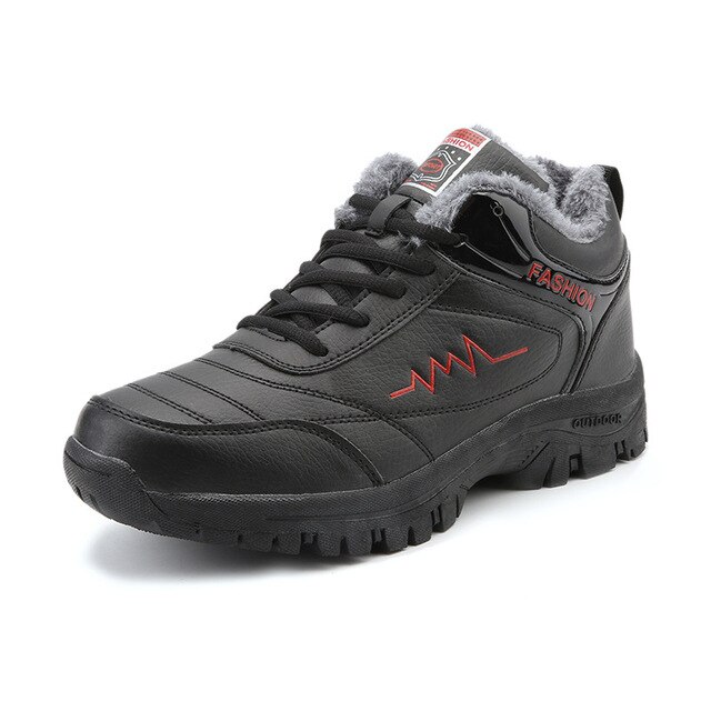 Men Winter Snow Boots Plush Ankle Boots 