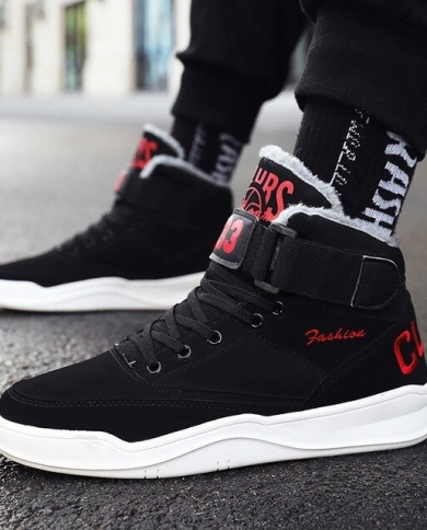 high top sneakers fur
