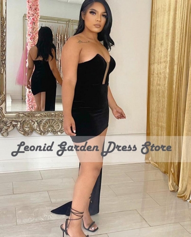 black cocktail dress with boots