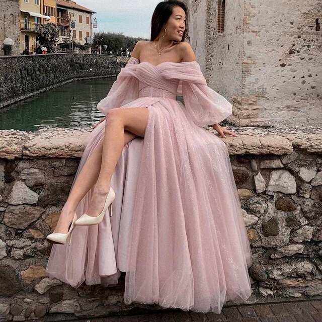 Off the 2024 tulle gown blush