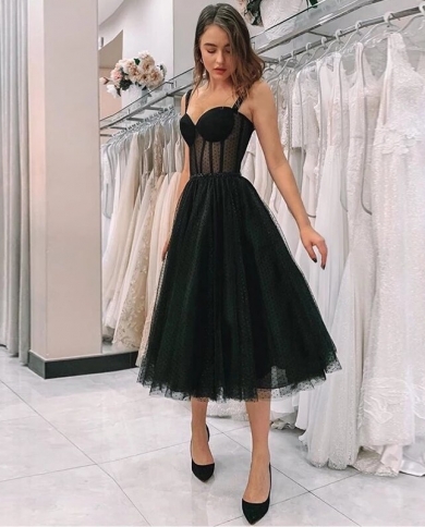 Little Black Cocktail Dresses With Gloves Strapless Lace Short Prom Gowns  for Women Birthday Party Dress Vestidos De Graduación - AliExpress