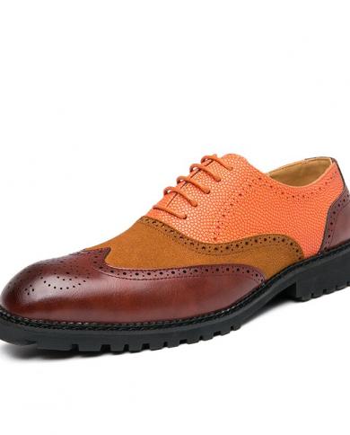 Retro Men's Dress Shoes Spring Autumn 