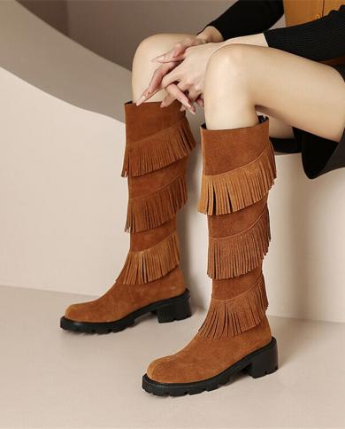 2022 Autumn Woman Shoes Platform High 