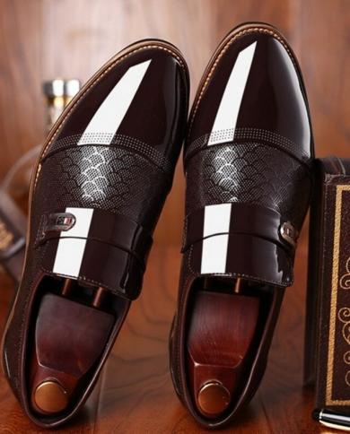 Men Dress Shoes 2022 Luxury Business 
