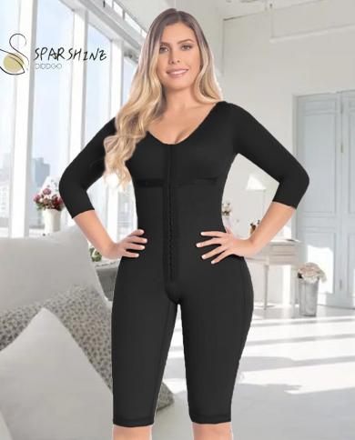 High Compression Full Body Shapewear With Hook And Eye Front