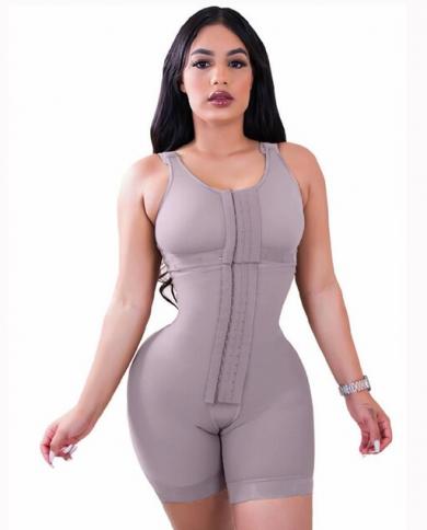 Women's Underwear Double High Compression Hourglass Girdle Waist Trainer  Butt Lifter Post-operative Shorts Fajas Colombianas