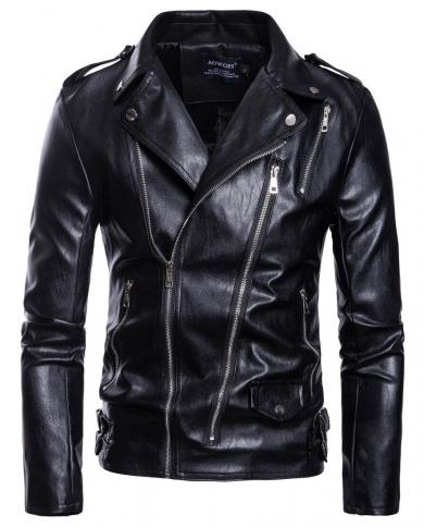 Locomotive Multi-zip Leather Men's Jacket Locomotive Multi-zip Leather Men's Jacket