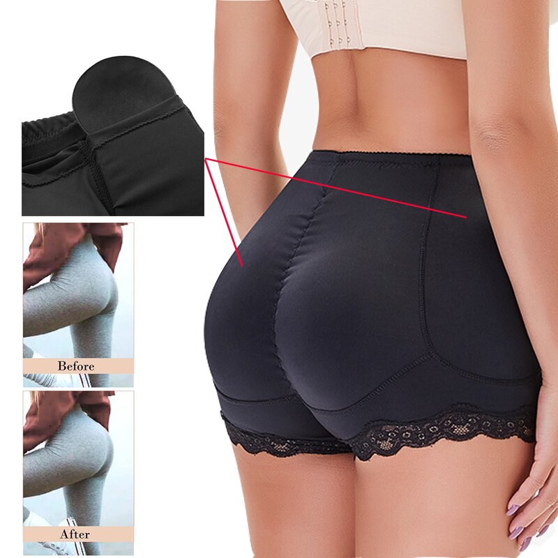 ❤Women Padded Underwear Tummy Control Butt Lift Hip Enhancer Shaper Panty  Shorts