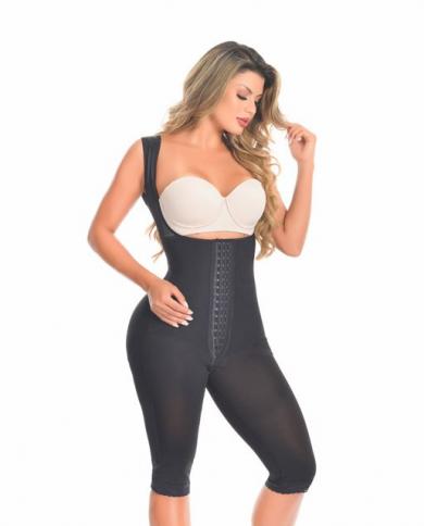 Fajas Womens Shapewear Closure Tummy Control Crotch Open Bust