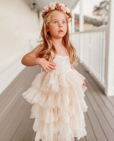 infant christmas pageant dresses Girl Christmas Dress Baby Girl Dress Children Communion Luxury Red Sequins Puffy Birthday Cake Princess Pageant Dress, Red / 9-10 Years (150cm)