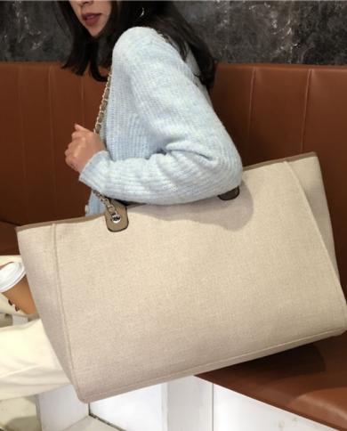 Big Chain Tote Women Shoulder Bag Fashion Large Capacity Messenger Bag