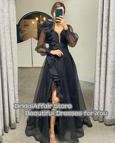 Sexy Dusty Rose Black Girl See through Prom Dress with Sleeves